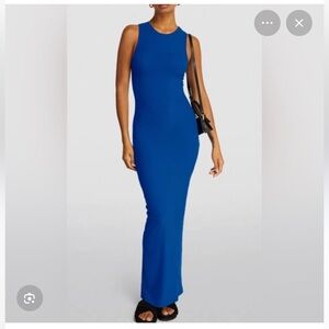 SKIMS Soft lounge Ribbed Maxi Dress size M